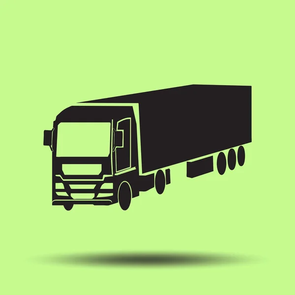 Big Truck Icon vecteur . — Image vectorielle