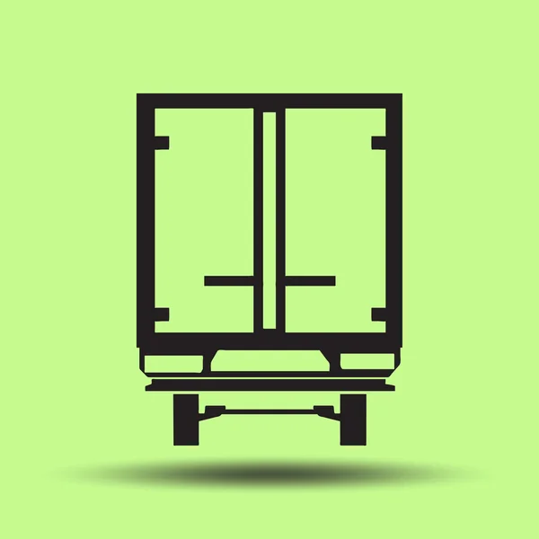 Big Truck Icon vecteur . — Image vectorielle