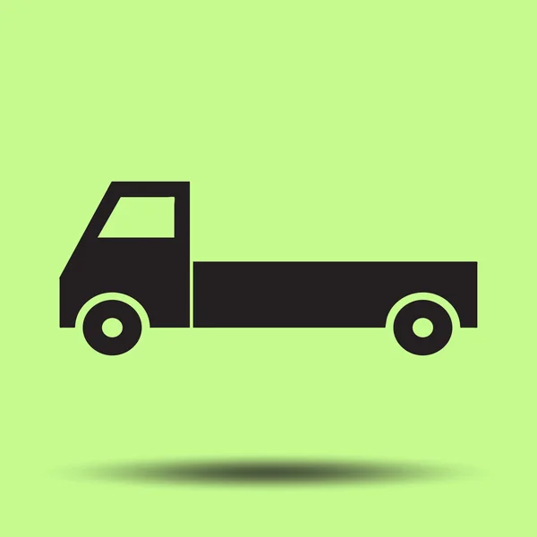 Big Truck Icon vecteur . — Image vectorielle