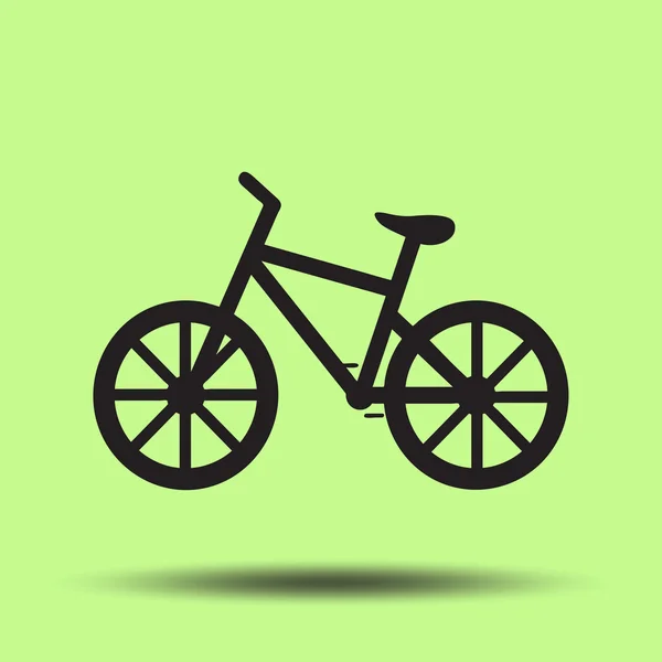 Bicicleta ícone vetor ilustração — Vetor de Stock