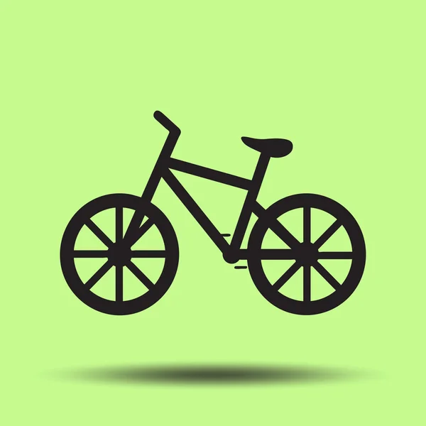 Fiets pictogram vector illustratie — Stockvector