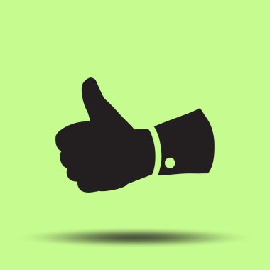 Vektör başparmağı simgesi