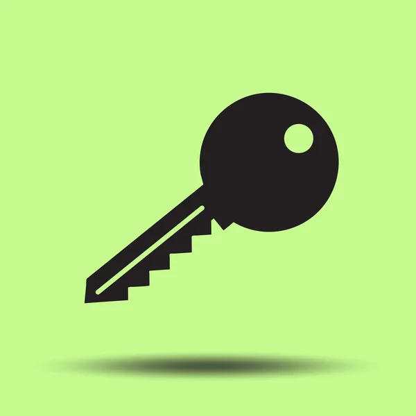 Schlüsselvektor flaches Symbol — Stockvektor