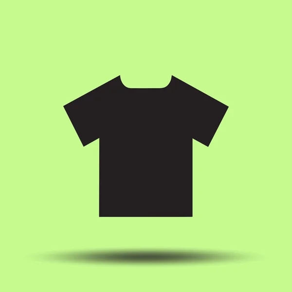 T-shirt-ikonen vektor illustration. Platt designerstil — Stock vektor