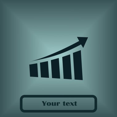 grafik simgesi, vektör illüstrasyonu. düz tasarım biçimi