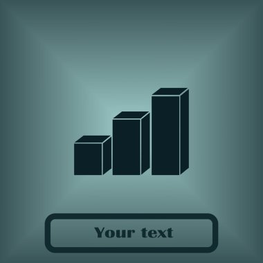 grafik simgesi, vektör illüstrasyonu. düz tasarım biçimi