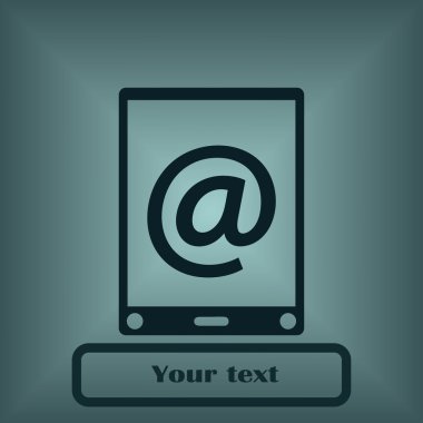 telefon simgesi, vektör illüstrasyonu