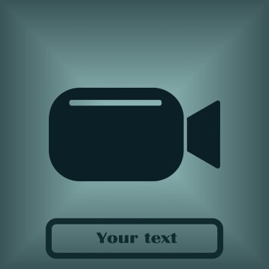 video kamera vektör simgesi