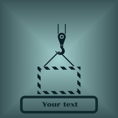 Çalışma kutsal kişilerin resmi, vektör çizim vinç