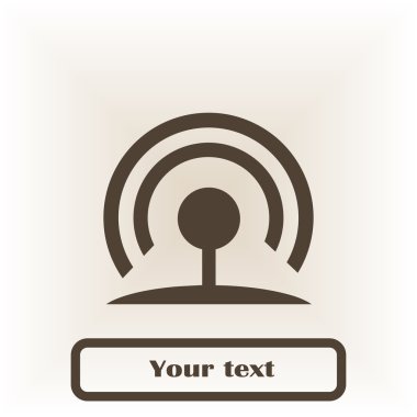 RSS simgesi. Düz tasarım