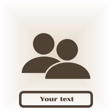 Bir adam, düşünme vektör çizim düz simgesi.