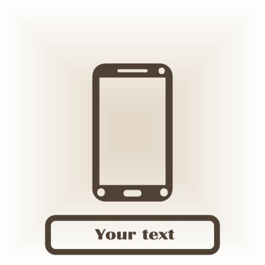 telefon simgesi, vektör illüstrasyonu