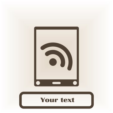 telefon simgesi, vektör illüstrasyonu