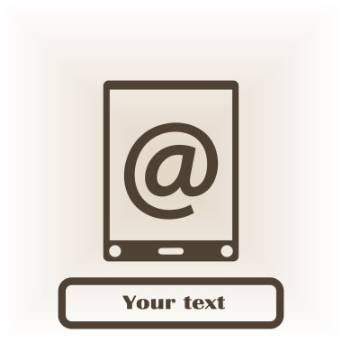 telefon simgesi, vektör illüstrasyonu