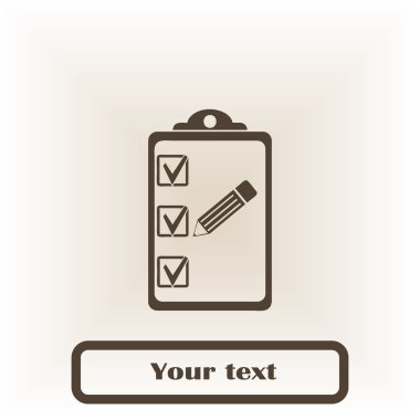 Pano simge. Düz tasarım stili.