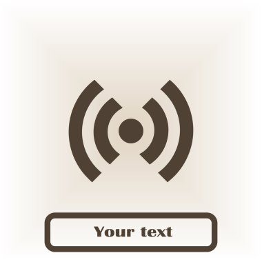 RSS simgesi. vektör tasarımı