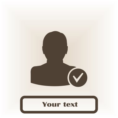 Kullanıcı vektör simge ekle