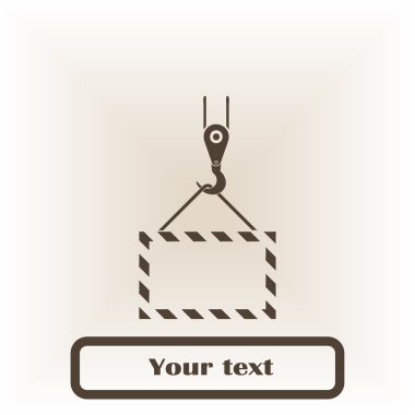 Çalışma kutsal kişilerin resmi, vektör çizim vinç