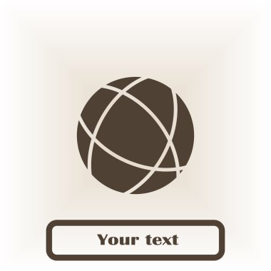 Dünya simgesini Eps. Web sitesi sembolü.