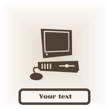 Bilgisayar kutsal kişilerin resmi. düz vektör