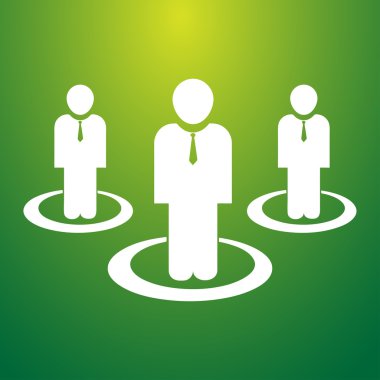 man simgesi vektör illüstrasyonu