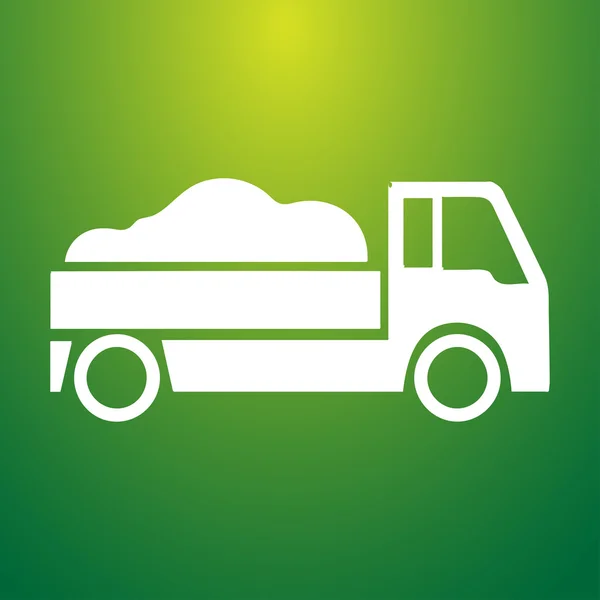 LKW-Flat-Vector-Symbol — Stockvektor