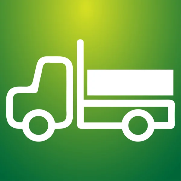 Lorry flat vector icon — Stock Vector