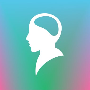 işadamı simgesi, vektör çizim. Düz tasarım stili