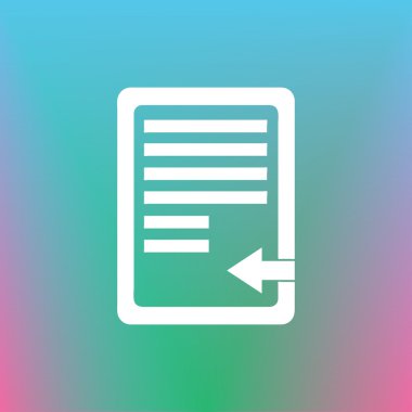 Pano simge. Düz tasarım stili.