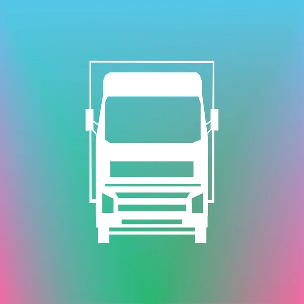 LKW-Vektor-Websymbol — Stockvektor