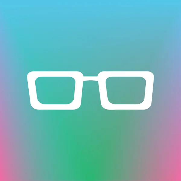 Icône de lunettes. Style design plat — Image vectorielle