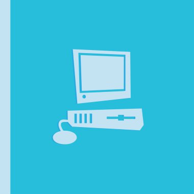 Farklı renkli İşaretçinin şekli çok yararlı düzenlenebilir Laptop simgesi. EPS-10.