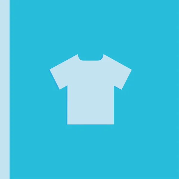 T-shirt icon, vector illustration. Flat design style — Stock Vector