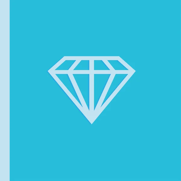 Diamante diseño web estilo — Vector de stock