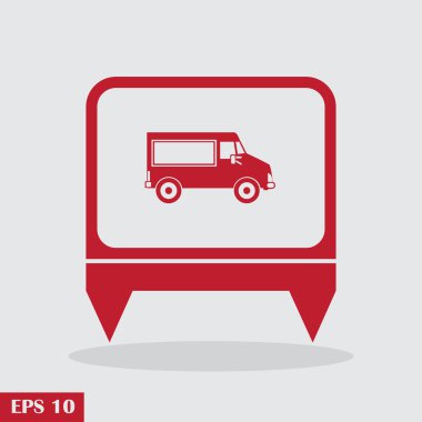 Araba simgesi. Web Tasarım