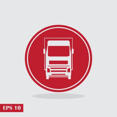 kamyon vektör web simgesi