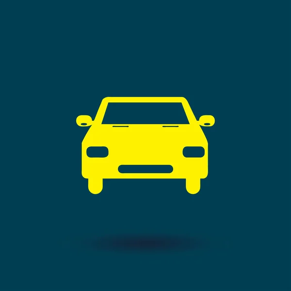 Coche vector icono web — Vector de stock