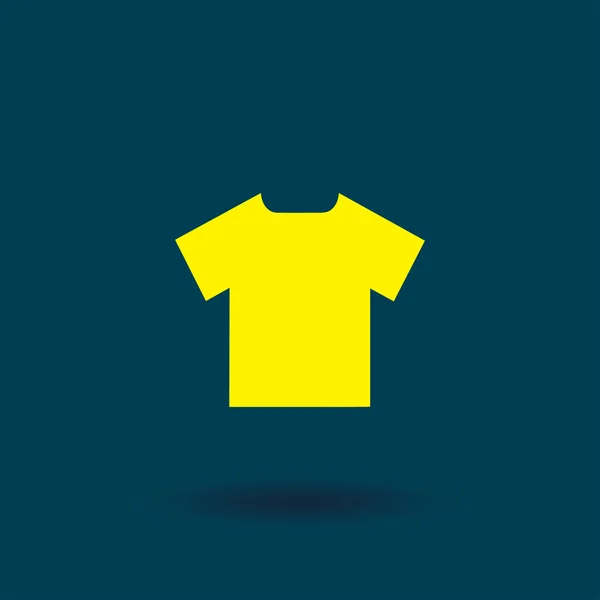 T-shirt Icône, illustration vectorielle. Style design plat — Image vectorielle
