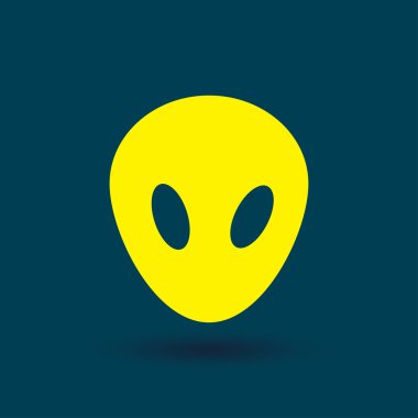 Kafatası vektör web simgesi