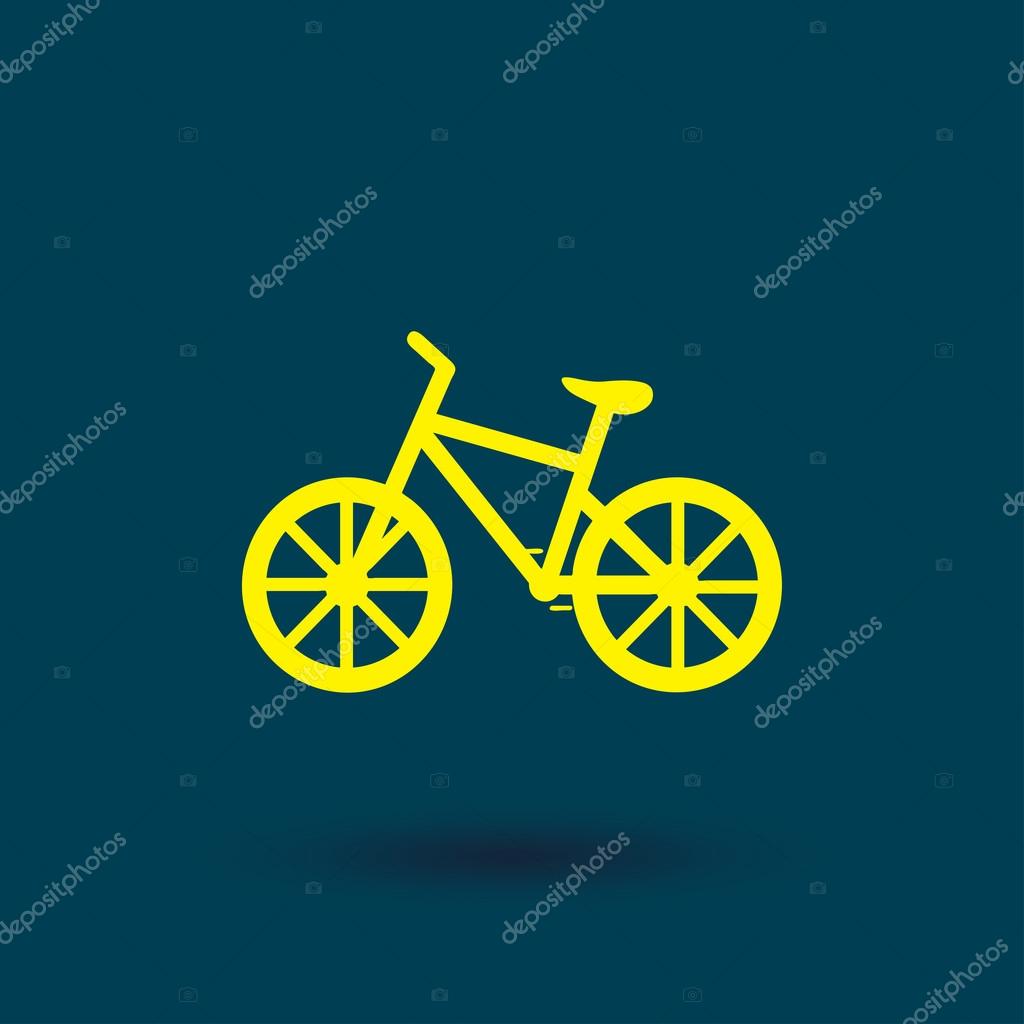 Bike web vector icon