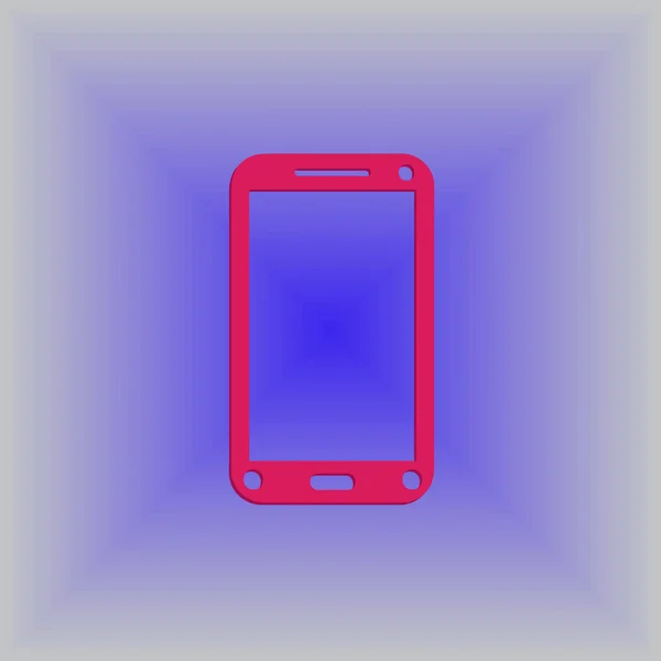 Perfect gedetailleerde moderne smartphone of telefoon isolatie vector — Stockvector