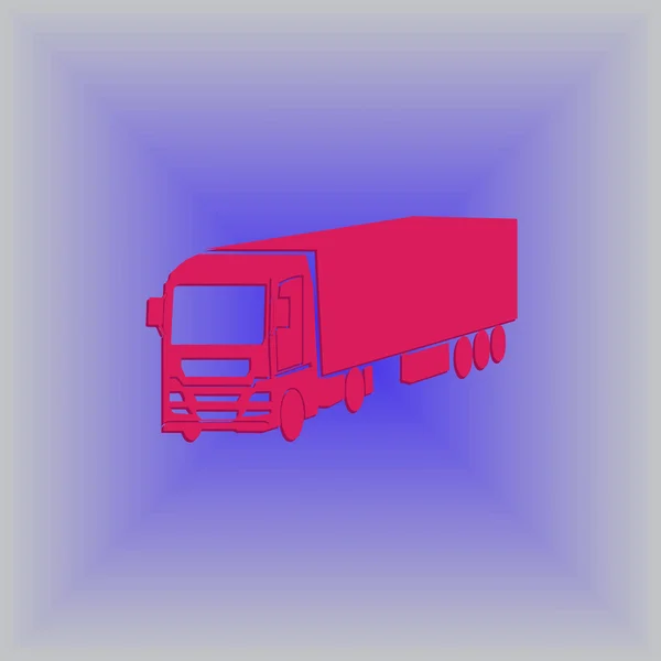 Camión web vector icono — Archivo Imágenes Vectoriales