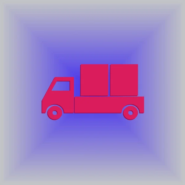 LKW-Webvektorsymbol — Stockvektor