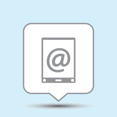 Telefon ikonu, vektör illüstrasyonu. düz tasarım biçimi.