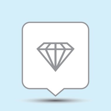 elmas web vektör simgesi