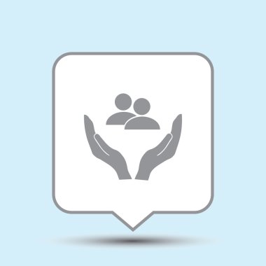 Eller web vektör simgesi