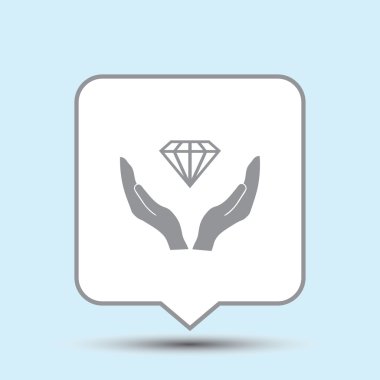 Eller web vektör simgesi