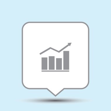 grafik simgesi, vektör illüstrasyonu. düz tasarım biçimi