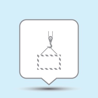 Çalışma kutsal kişilerin resmi, vektör çizim vinç