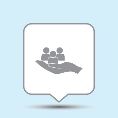 Eller web vektör simgesi